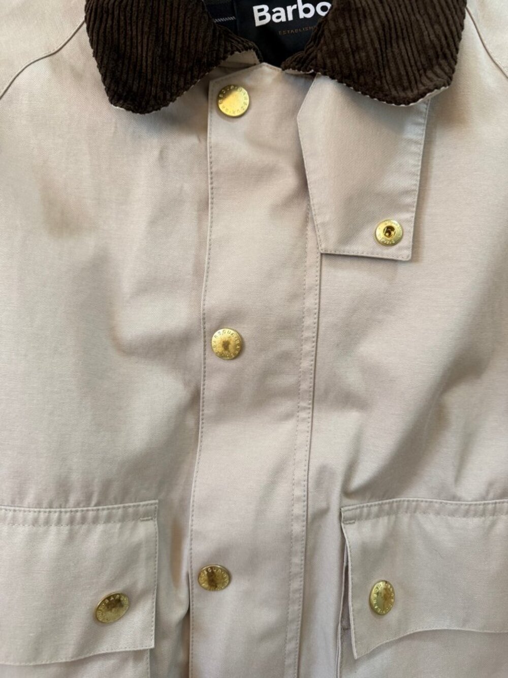 Barbour Beadnell Jacket Beige Tan - Picture 3 of 4